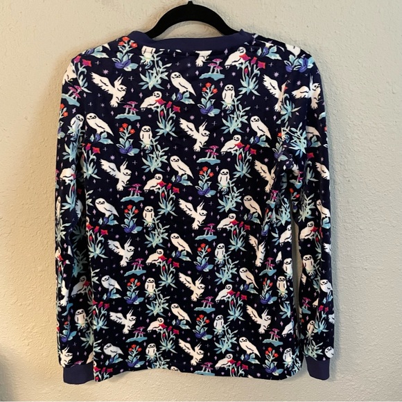 Vera Bradley Harry Potter Forbidden Forest Fleece Long Sleeve PJ Top, Size Small - Picture 5 of 5